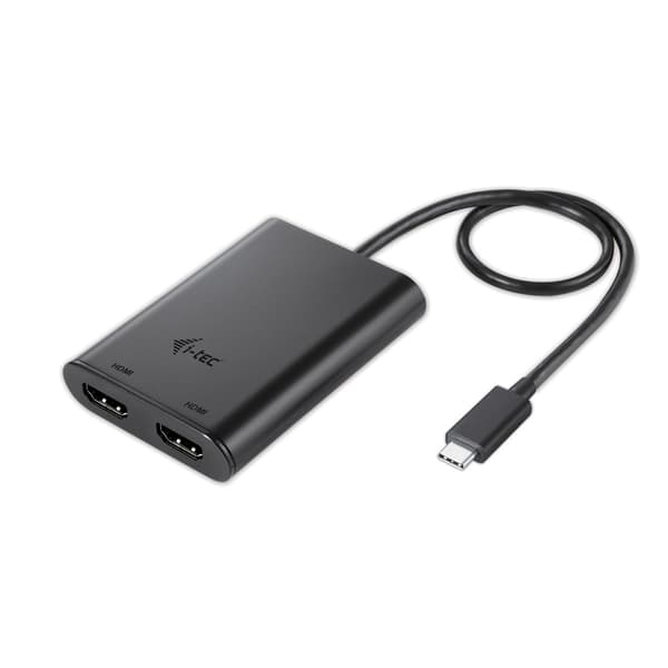i-Tec - extern videoadapter - svart