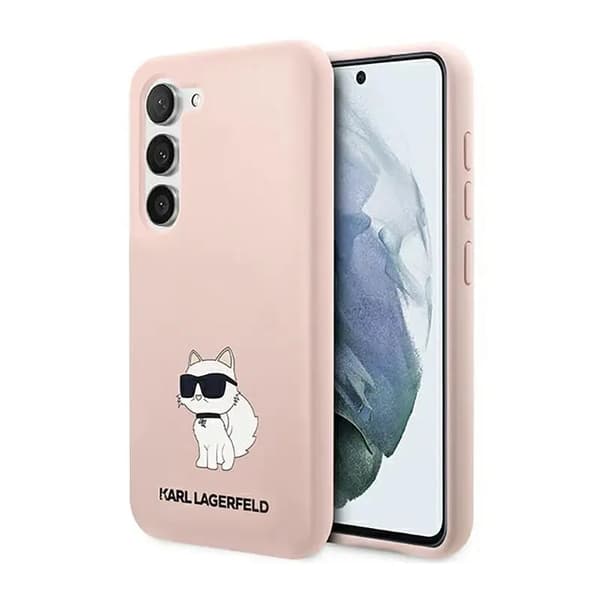 Karl Lagerfeld KLHCS23MSNCHBCP S23+ S916 Hardcase rosa/rosa Silikon Choupette