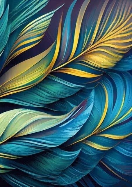 Koristemuistikirja 105x148/64K ristikko TW Feathers