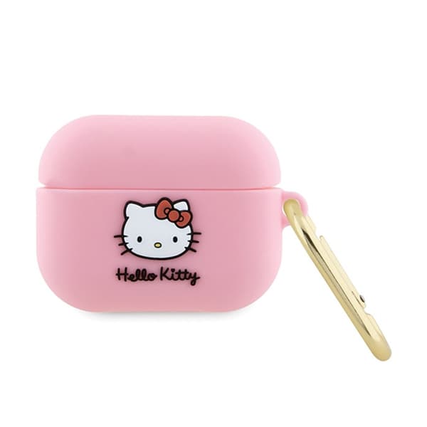 HELLO KITTY HKAP3DKHSP AIRPODS PRO COVER PINK/PINK SILIKONE 3D KITTY HOVED