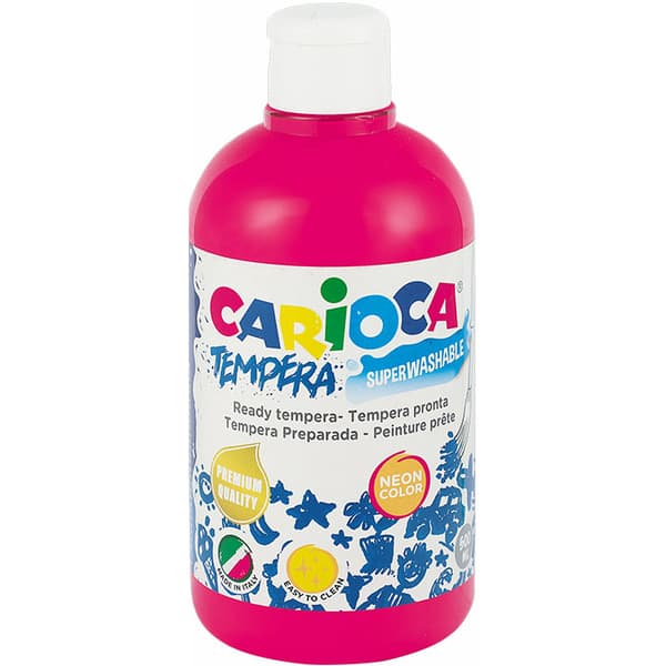 Tempera maling Carioca 500ml neon pink