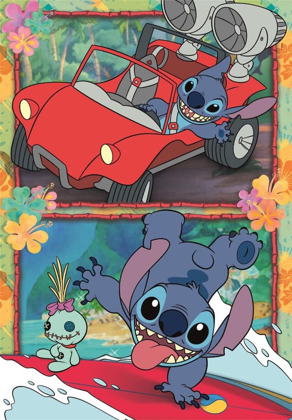 Disney Stitch puslespil 104 brikker