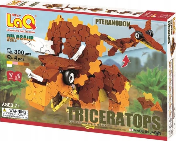 Triceratops & Pteranod Pædagogiske Byggeklodser