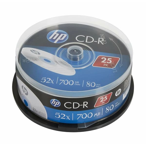 CD-R HP 25 enheder 700 MB 52x