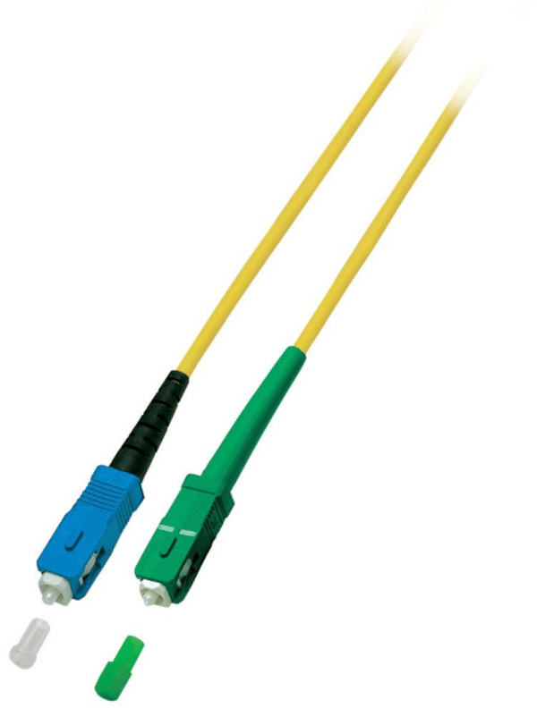 Valokuitupatch-johto OS2 SM SC/APC-SC/UPC Simplex /2 m/