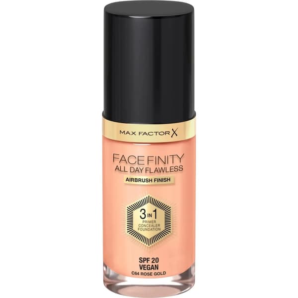 Pohjameikkivoide Max Factor Facefinity 3-in-1 Spf 20 Nº 64-rose gold 30 ml