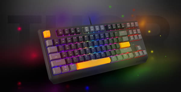 Genesis Thor 230 TKL Anchor Gray Positive RGB Outem Red