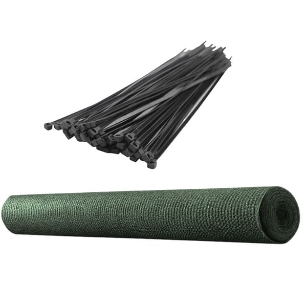 Skyggenet til hegn Hegnsmaskering Grøn 1,5M 50M 140g/m²