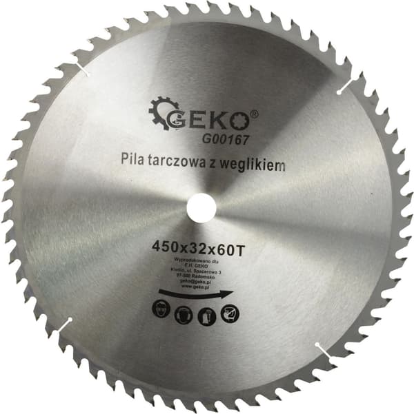 RUNDSAV 450x32mm 60-TÆNDER WIDIA