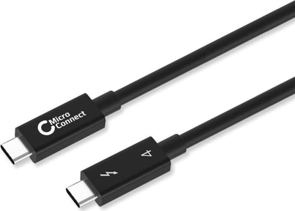 MicroConnect Premium Thunderbolt 4-kabel, 2m, 40 Gbit/s, 240W, 8K60Hz