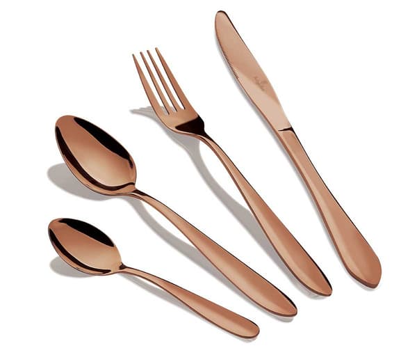 SÆT 24 DELE GLANS METALLIC LINE ROSE GOLD EDITION BERLINGER HAUS BH/2623A