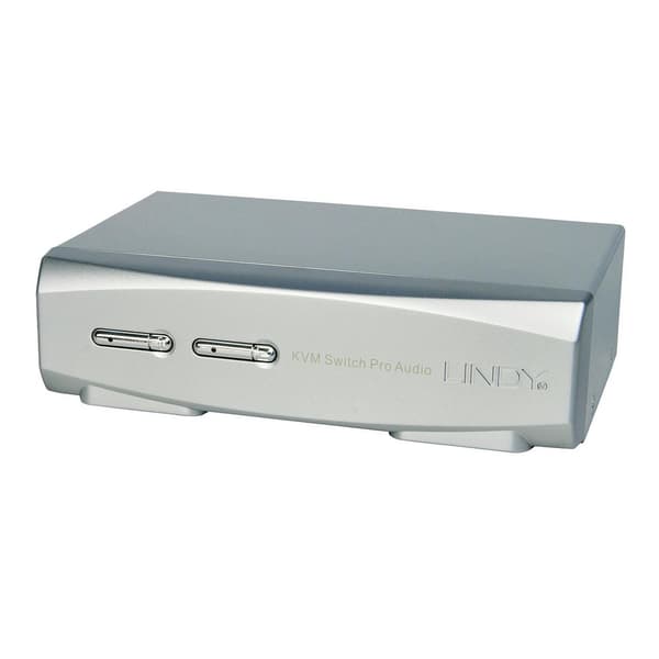 Lindy KVM Switch Pro - KVM-switch - 2 portar
