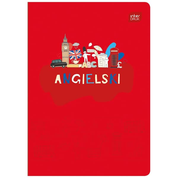 Notesbog A5 60k engelsk gitter HYBRID FSC p10 INTERPRINT
