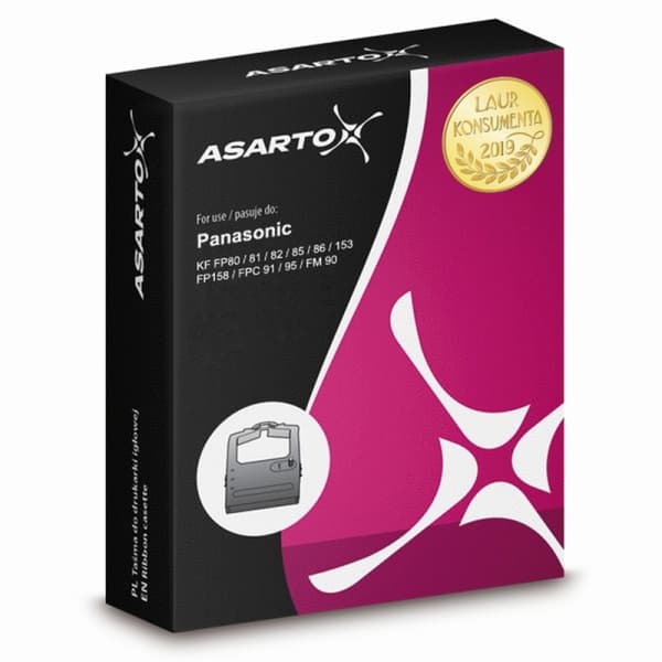 Asarto-faksiteippi Panasonic KX-FA52E musta (AS-RP52S)