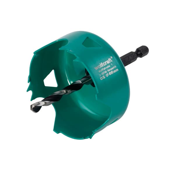Wolfcraft 68 mm hulsav i kulstofstål Wolfcraft