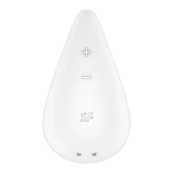 Dew Drop White Lay-On -laite, kaksoismoottori, 12 tilaa, vedenpitävä silikoni