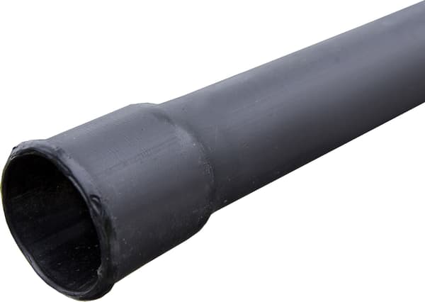 Dækrør bægerdæksel sort 50mm UV 50X4 /3m/