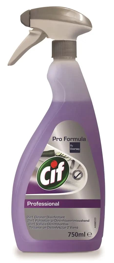 CIF Professional flydende til vask og desinfektion 750ml