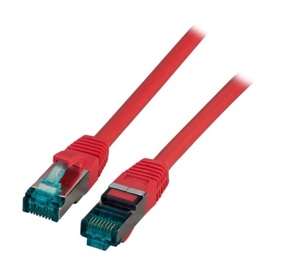 EFB EFB RJ45 Patchkabel S/FTP, Cat.6A, LSZH, 3m, rød