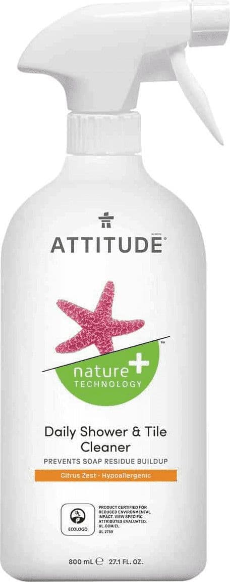 Attitude Attitude, Brusebadsrens, Citronskal, 800 ml (ATT03800)
