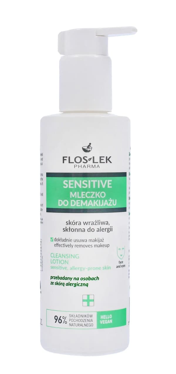 Floslek Pharma Sensitive Demakijaz Mælk til Ahorn Hud til Allergi 175ml