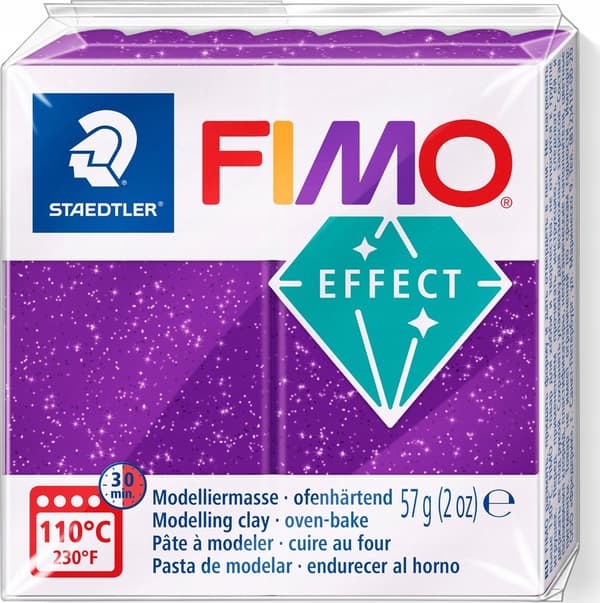Kovettuva massa Fimo Effect 57g violetti