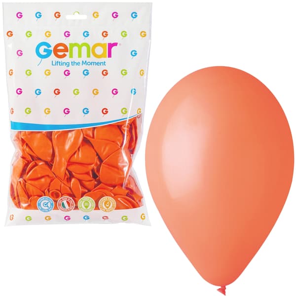 Balloner G90 pastel 10' orange 04/100