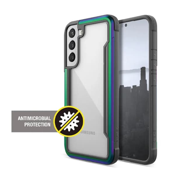 X-Doria Raptic Shield Pro - Cover til Samsung Galaxy S22+ 5G (Antimikrobiel beskyttelse) (Iriserende)
