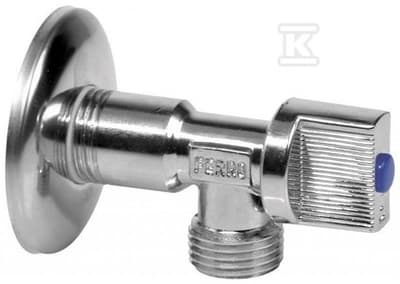 KUGELLUKKER VINKEL.1/2X3/4\", ROSETTE ONNLI