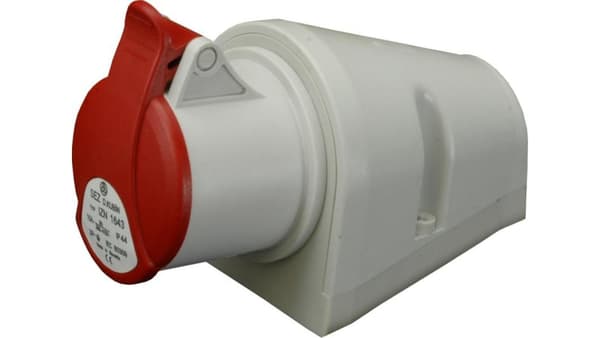 Stikkontakt 16A/4P, IP44