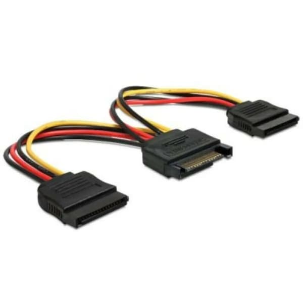 SATA I til SATA II strømkabel DELOCK 60105 15 cm
