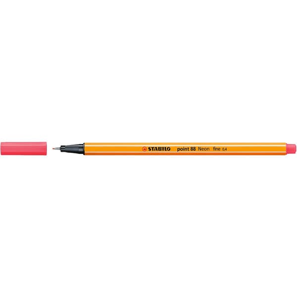 Stabilo point88 neonröd p10 fineliner