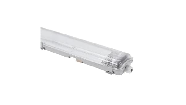 Lufttät armatur för LED-rör 2x60cm 230V IP65
