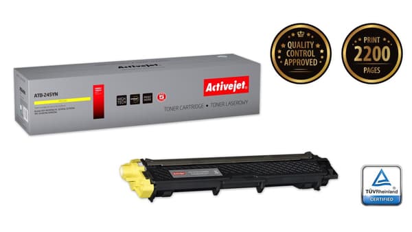 Activejet Toner ATB-245YN Gul Erstatning for TN-245 (ATB-245YN)