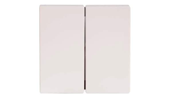 Merten System M Tast dobbelt hvid polar MTN432519
