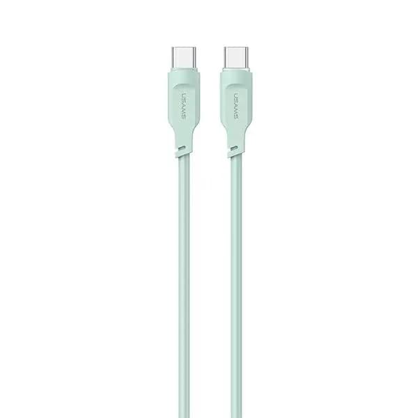 USMAS USB-C til USB-C PD hurtigopladningskabel 1,2 m grøn
