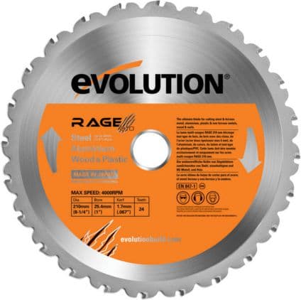 Evolution TCT multi-purpose sav RAGE 210mm 24z (EVO-210-MULTI)