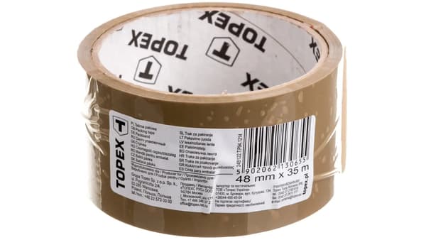 Topex pakkausteippi 48mm 35m ruskea - 24B122