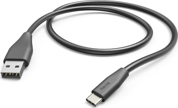 USB-kaapeli Hama USB-A - USB-C 1,5 m musta (002015950000)