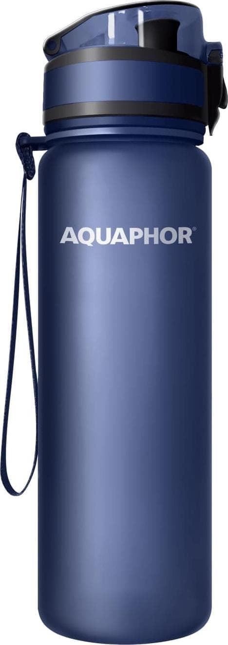 Aquaphor Filterflaska City, marinblå