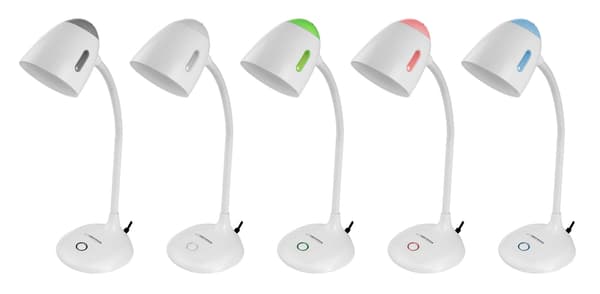ESPERANZA SKRIVBORDSLAMPA E27 ELECTRA VIT