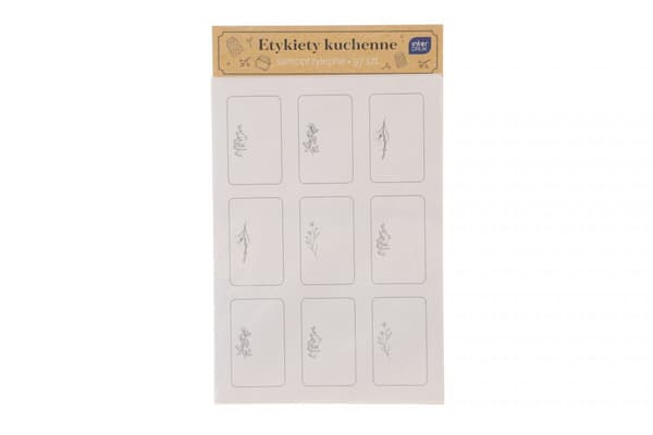 Köketiketter 97st S/V