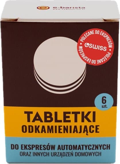 4Swiss avkalkningstabletter för kaffemaskiner 6 st. (av E-barista)