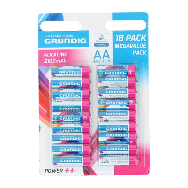 Grundig - Alkaliparistosarja AA/LR6 1,5V 18 kpl