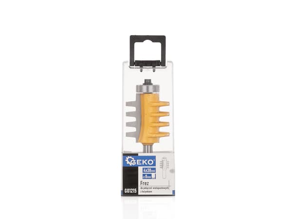 Fræser til notforbindelser med 4x38mm leje - 8mm stift (10/100)