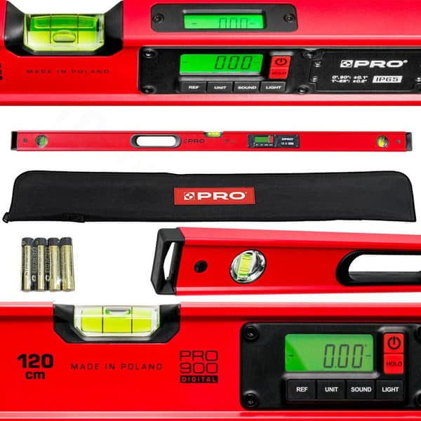 PRO900 VATTENPASS MED ELEKTRONISK AVLÄSNING 80 CM