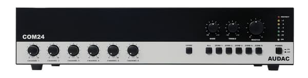 AUDAC COM24MK2 240 W vahvistin 100 V -järjestelmiin