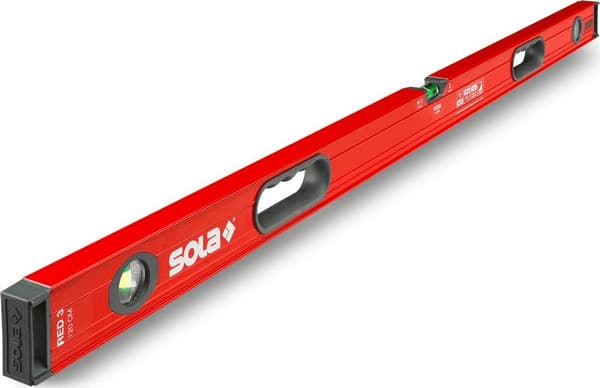 SOLA VATTENPASS BIG RED 200cm 0,3mm/m