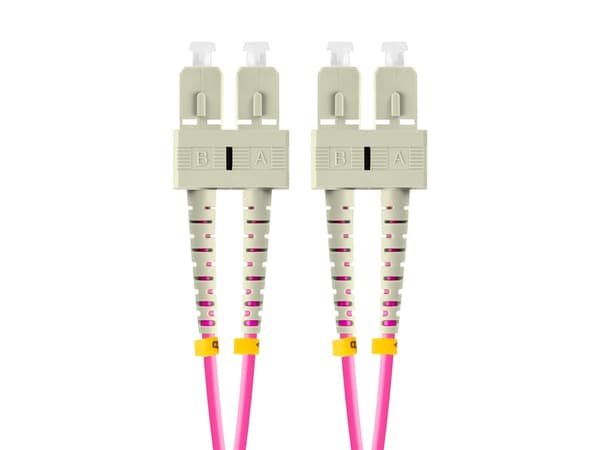 Lanberg valokuitukaapeli MM SC/UPC - SC/UPC 2.0m violetti