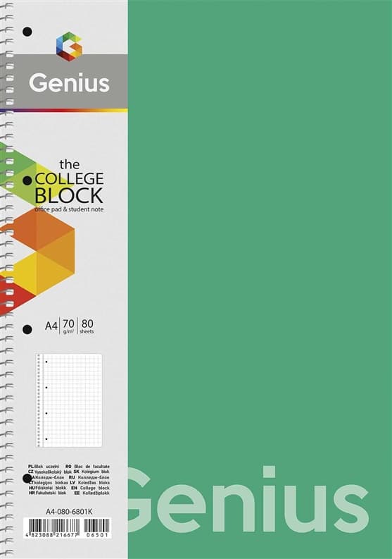 Colosbook A4/80K gitter Genius 2 ASTRA